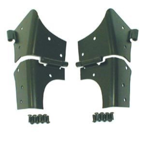 Jeep Wrangler Windshield Hinge - Rugged Ridge - Direct Fit - Black - `97-`06